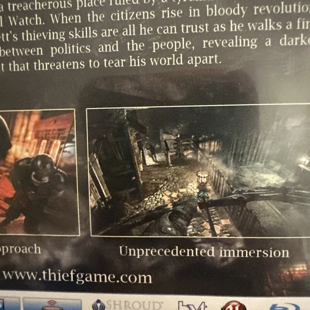 Thief Sony PlayStation 4 PS4 2014 Square Enix Action Adventure CUSA-00252